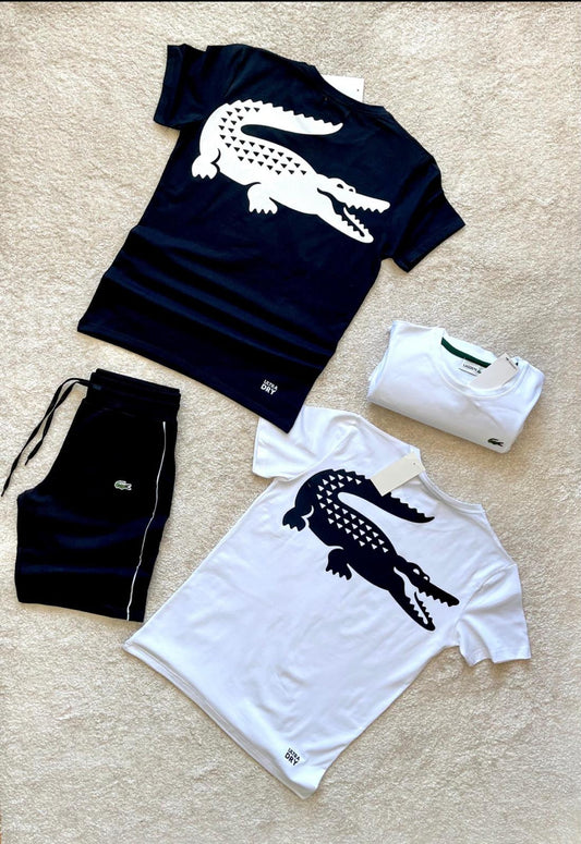 Conjunto Lacoste (Blanco)