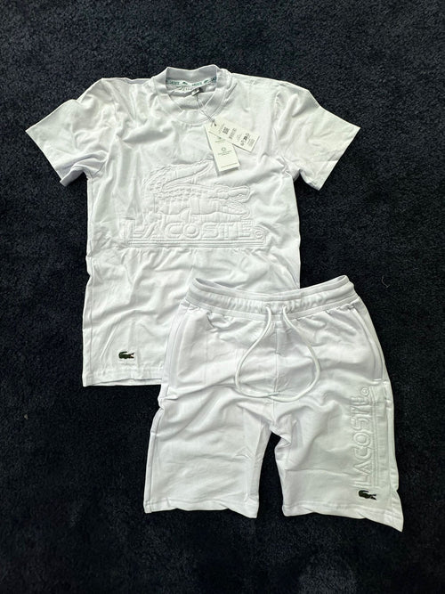 Conjunto Lacoste (Blanco)