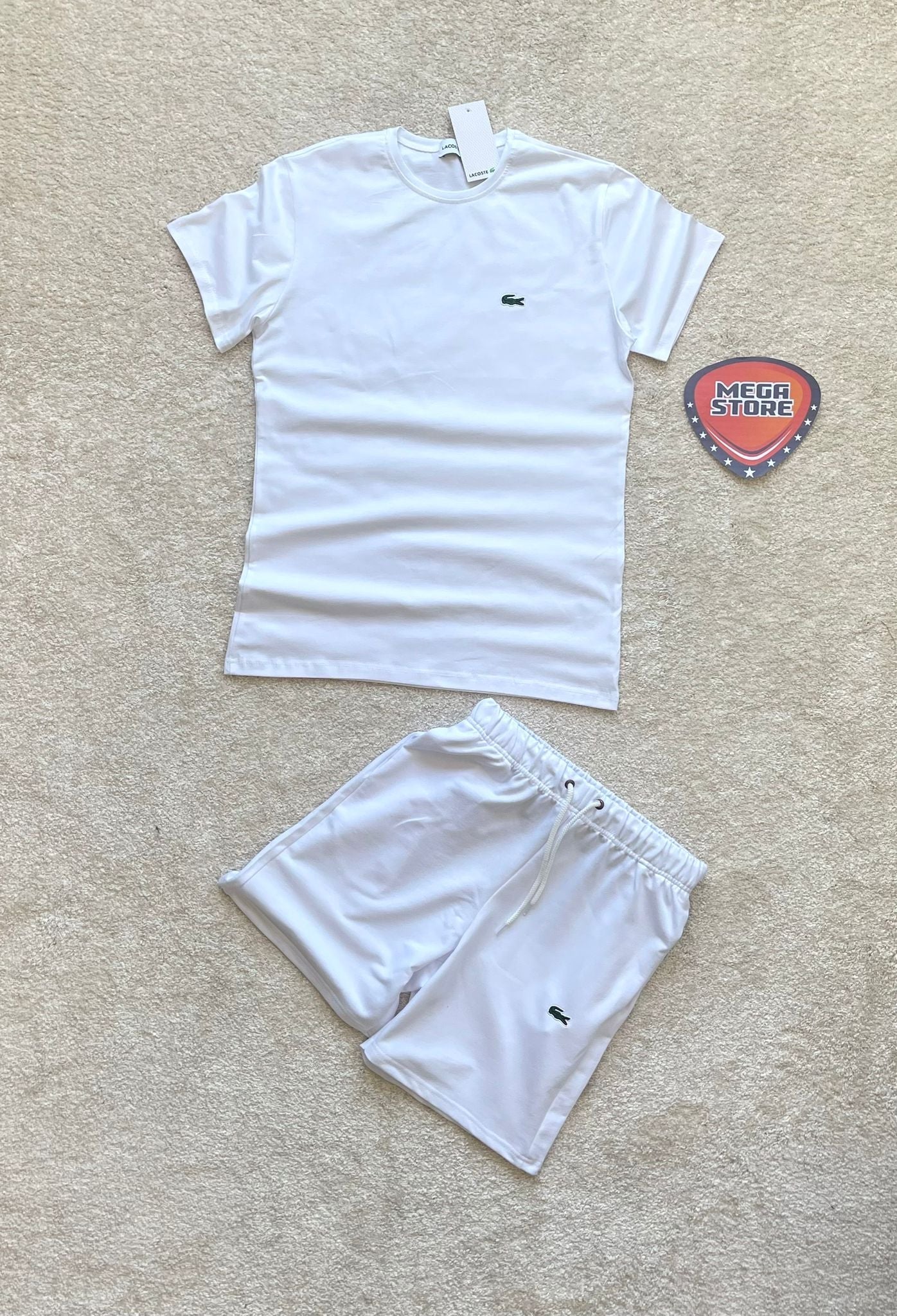 Conjunto Lacoste (Blanco)